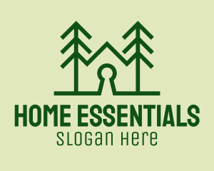 Forest Home Keyhole  logo design