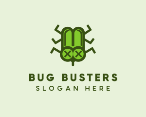 Dead Bug Insect logo design