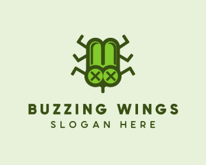 Dead Bug Insect logo