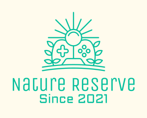 Nature Gaming Console logo design