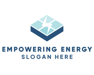 Blue Solar Panel logo design