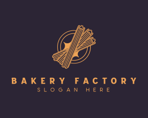 Sweet Churros Bakery logo design