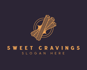 Sweet Churros Bakery logo design