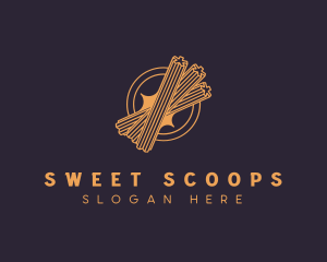 Sweet Churros Bakery logo design