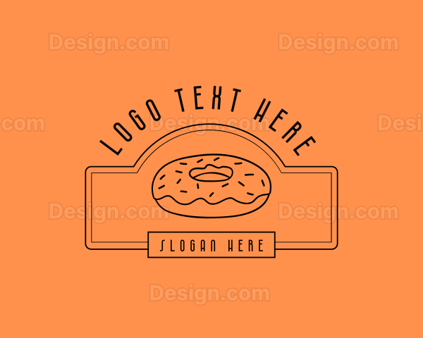 Donut Pastry Sweets Logo