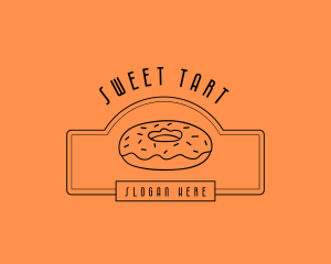 Donut Pastry Sweets logo design