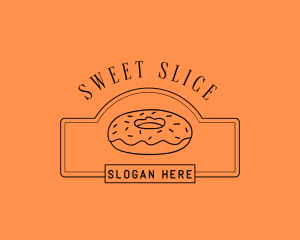 Donut Pastry Sweets logo design