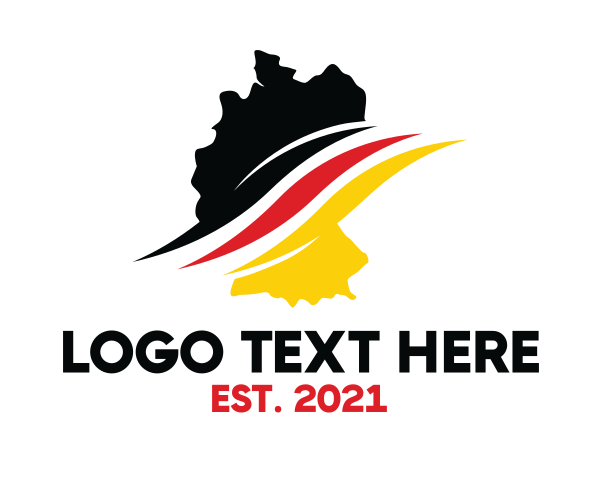 German Flag logo example 4