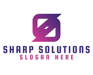 Generic Purple Gradient logo design