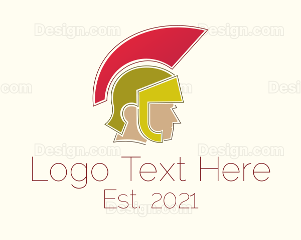 Roman Empire Soldier Logo