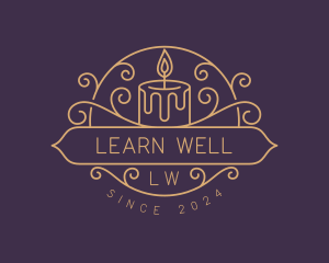 Candlelight Spa Wellness logo design