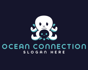 Marine Ocean Octopus  logo