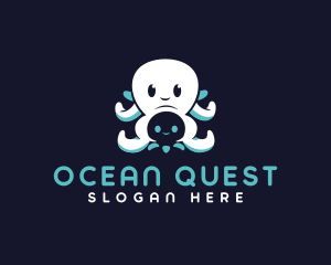 Marine Ocean Octopus  logo