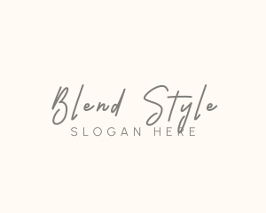 Feminine Style Brand logo design