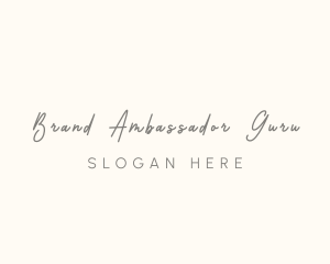 Feminine Style Brand logo design