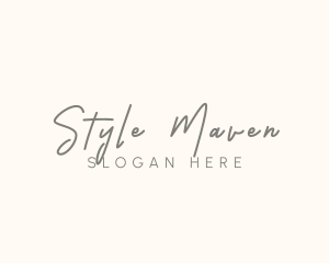 Feminine Style Brand logo design