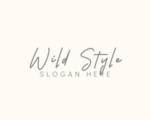 Feminine Style Brand logo design