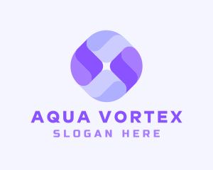 Diamond Vortex Technology logo design