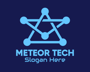 Blue Star Tech logo design