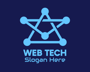 Blue Star Tech logo design