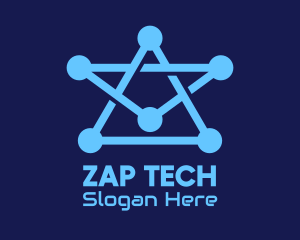 Blue Star Tech logo design