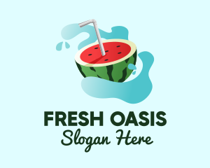 Watermelon Slice Juice logo