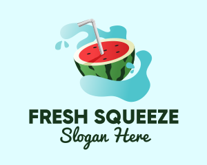 Watermelon Slice Juice logo