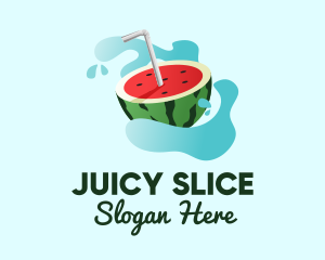 Watermelon Slice Juice logo