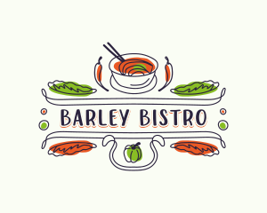 Gourmet Restaurant Bistro logo design