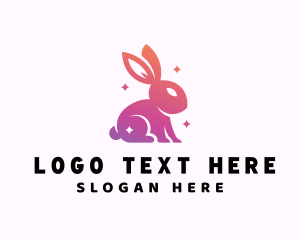 Gradient Little Rabbit logo