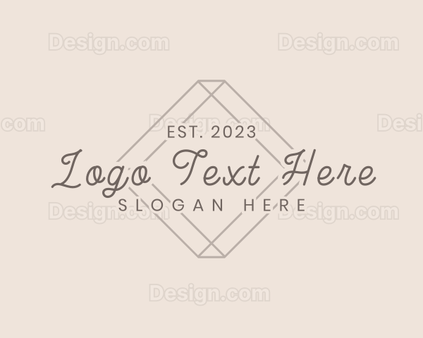 Elegant Cursive Business Logo