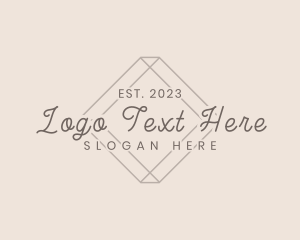 Elegant Cursive Business logo