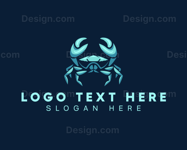 Sea Shellfish Crab Logo