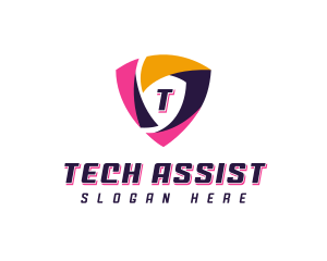 Tech Security App logo design