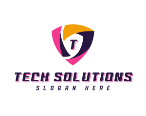 Tech Security App logo design