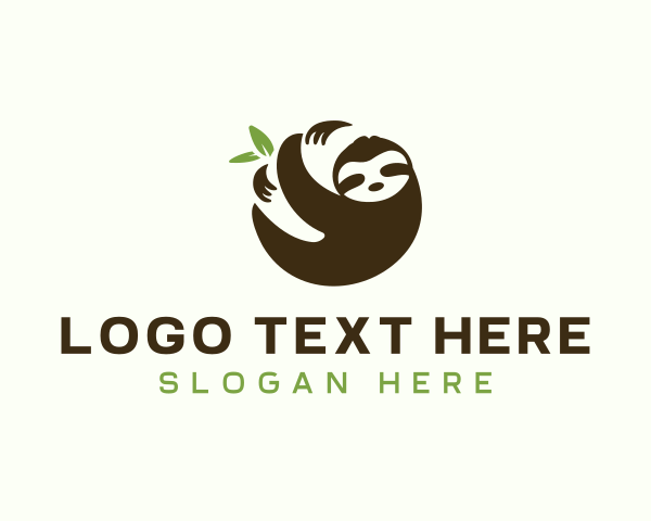 Sloth logo example 3