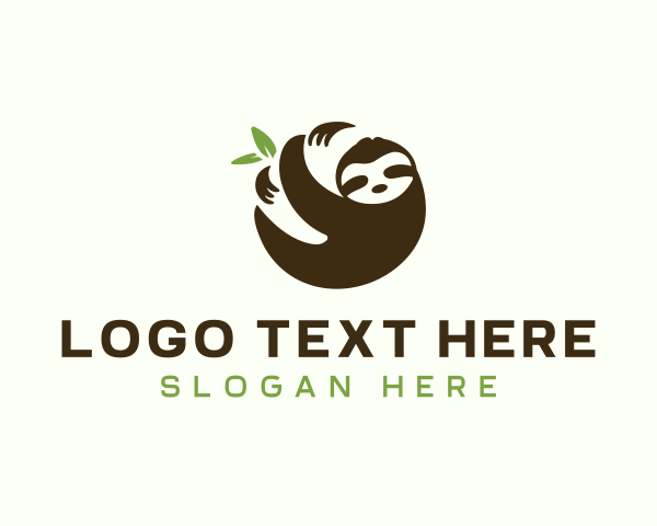 Sloth logo example 2