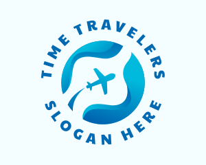 Travel Airplane Transportation logo design