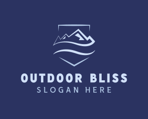 Mountain Outdoor Adventure logo design