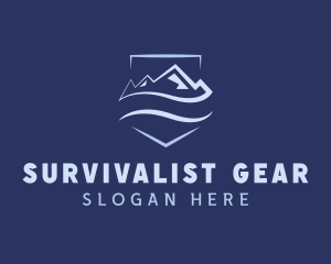 Mountain Outdoor Adventure logo design