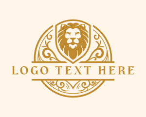 Shield Lion Luxury logo