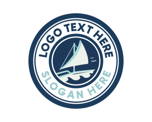 Yacht Sailing Club Logo