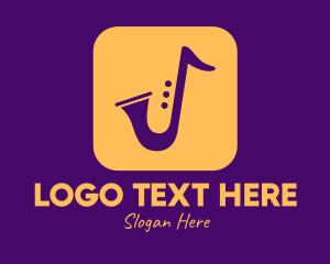 Golden Saxophone Mobile Application logo