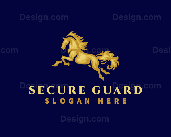 Running Stallion Horse Logo