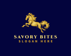 Running Stallion Horse logo