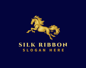 Running Stallion Horse logo design