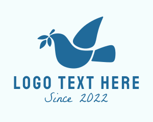 Peace Dove Bird logo