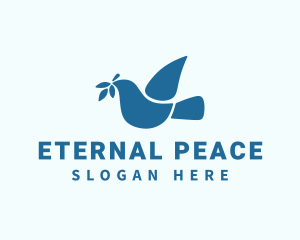 Peace Dove Freedom logo design