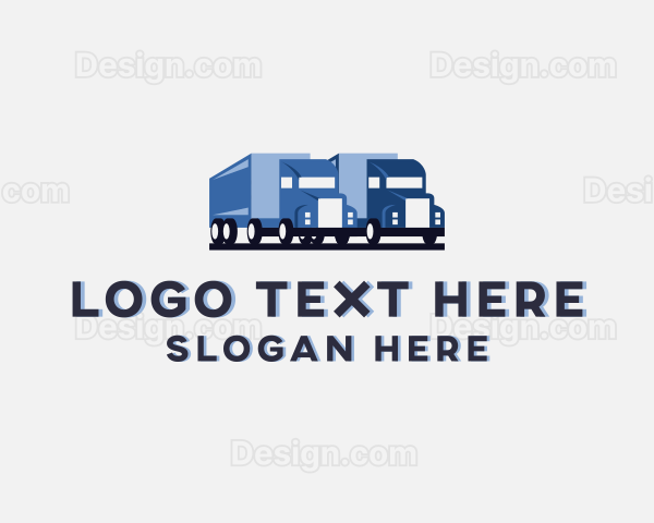 Cargo Shipping Vehicle Logo