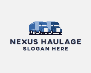 Cargo Shipping Vehicle logo design